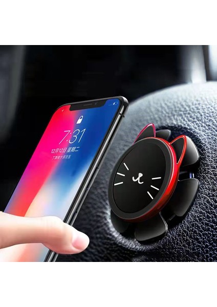 Yeni Yaratıcı Şanslı Kedi Direksiyon Yerçekimi Araç Telefonu Tutacağı Çok Fonksiyonlu Araç Navigasyon Telefon Tutacağı (Yurt Dışından) fırsatları