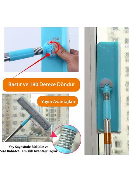 Mikrofiber bükülebilir Antistatik Toz Sökücü, Süpürge ve Pencere Temizleme Fırçası fiyatları