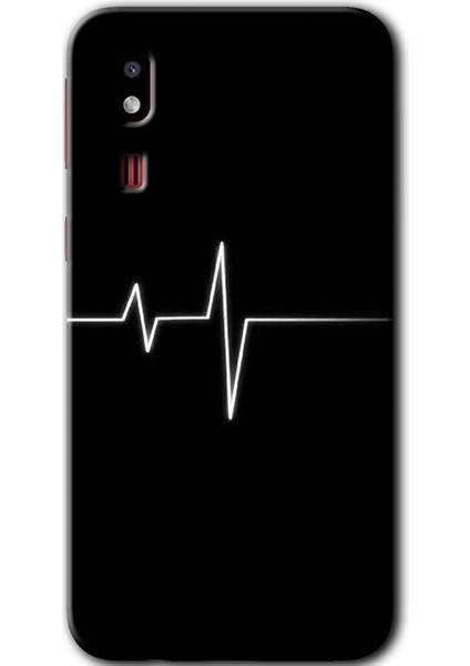 Samsung Galaxy A2 Core Kılıf Hd Desen Baskılı Arka Kapak - Heart Rytm