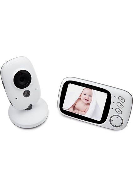 Baby Monitor - Gece Görüşlü Oda Sıcaklığı Kontrollü Bebek Video Kamerası