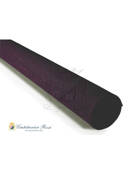 İtalyan Krapon Kağıdı No:389 - Patlıcan Moru - Blackberry 90 gr. 50X150 cm