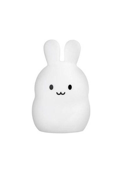 Tavşan LED Gece Işık Dokunmatik Sensör Karikatür Silikon Bunny Masa Lambası Yatak Odası Başucu Lambası Çocuk Çocuklar Için Bebek Hediye | LED Gece Işıkları (Yurt Dışından)