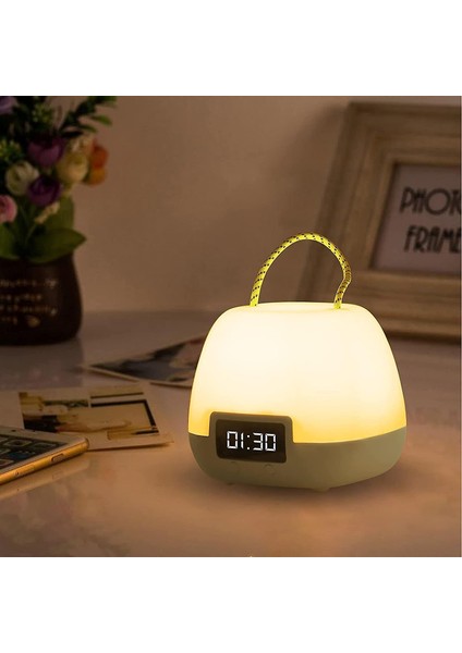 Başucu Lambası, LED Gece Lambası, Uzaktan Kumanda (Beyaz) (Yurt Dışından)