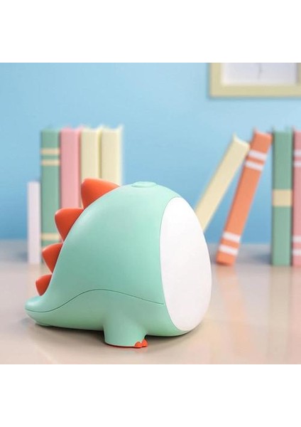 USB Şarj Edilebilir LED Küçük Dinozor Gece Işık Yaratıcı Karikatür Zamanlama Masası Lamba Yatak Odası Başucu Dekor Çocuk Oyuncak | LED Masa Lambaları (Yurt Dışından)