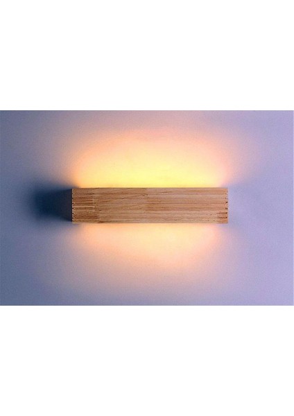 Modern Japon Tarzı LED Lamba Oak Ahşap Duvar Lambası Nordic Masif Ahşap Ayna Duvar Işıkları Aplik Yatak Odası Banyo Sıcak Işık Için (Yurt Dışından)