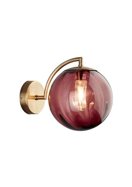 Oturma Odası Arka Plan Duvar Lambası Yaratıcı Vitray Topu Duvar Lambası Modern Minimalist Koridor Yatak Odası Başucu Lambası (Ampul Dahil Değil) (Yurt Dışından)