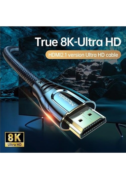 CA-8430 2mt Hdmı 2.1 Kablo Ultra Hd 8 K Hdmı Adaptörü Dijital Kablo