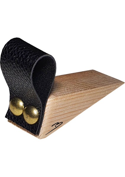 Premium Siyah Deri Kapı Altlığı Kapı Stoperi Stopper Kapı Durdurucu (5li Paket)
