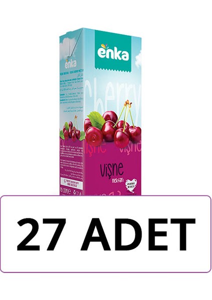 Vişne Nektarı 27 x 200 ml