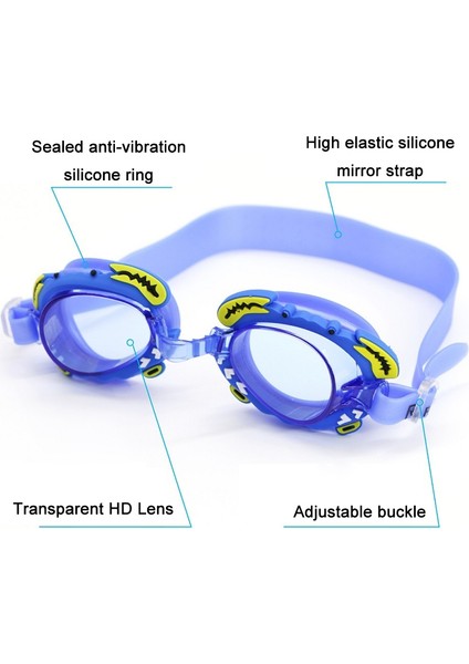 2 Pcs Childrenwaterproof Anti Bog Yüzme Gözlükleri (Turuncu) (Yurt Dışından)