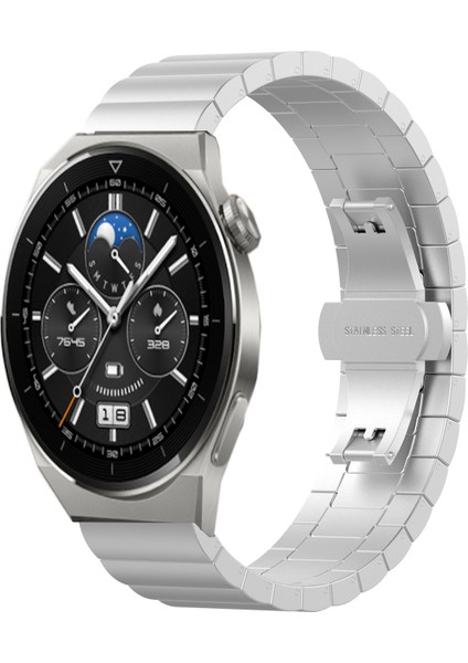 Huawei Watch Gt 3 Pro 43MM Için Akıllı Bileklik Bandı - Gümüş (Yurt Dışından)
