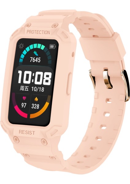 Huawei Watch Fit / Honor Watch Es Için Akıllı Bileklik Bandı - Pembe (Yurt Dışından)