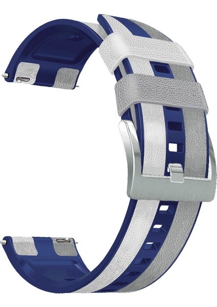 Huawei Watch Gt 3 Pro Için Akıllı Bileklik Bandı - Gri Beyaz Mavi (Yurt Dışından)