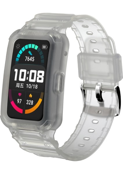 Huawei Watch Fit / Honor Watch Es Için Akıllı Bileklik Bandı - Şeffaf (Yurt Dışından)