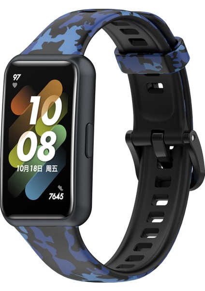 Huawei Band 7 Için Akıllı Bileklik Bandı - Mavi (Yurt Dışından)