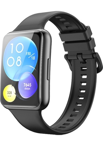 Huawei Watch Fit 2 Için Akıllı Bileklik Bandı - Siyah (Yurt Dışından)