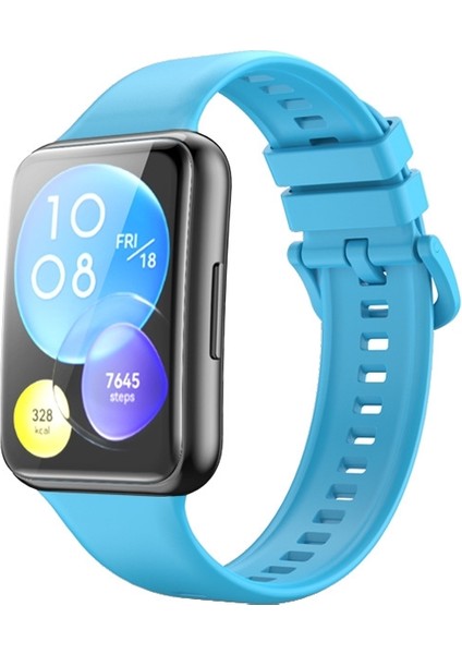 Huawei Watch Fit 2 Için Akıllı Bileklik Bandı - Açık Mavi (Yurt Dışından)