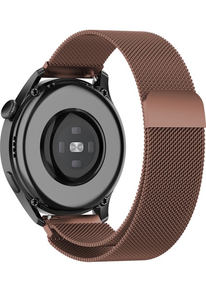 Huawei Watch Gt 3 Pro 46MM Için Akıllı Bileklik Bandı - Kahverengi (Yurt Dışından)