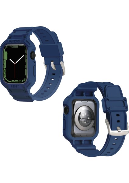 Apple Watch 7 45MM / 6 & Se & 5 & 4 44MM / 3 & 2 & 1 42MM (Gece Mavisi)