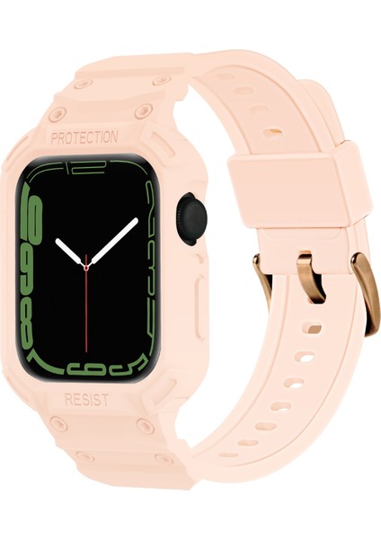 Apple Watch 7 41MM / 6 & Se & 5 & 4 40MM / 3 & 2 ve 1 38MM (Pembe)