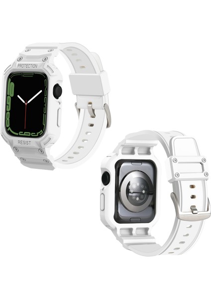 Apple Watch 7 45MM / 6 & Se & 5 & 4 44MM / 3 & 2 ve 1 42MM (Beyaz) fiyatları