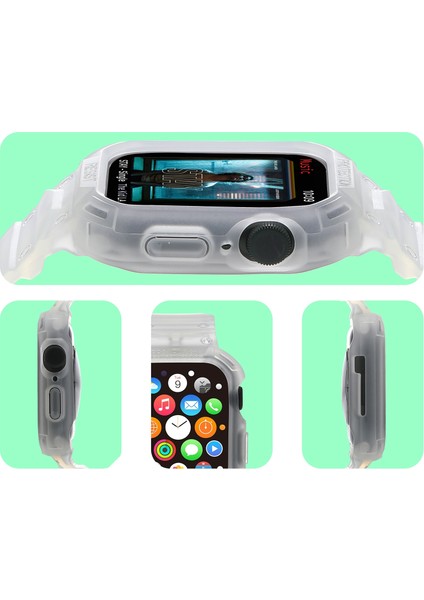 Apple Watch 7 45MM / 6 & Se & 5 & 4 44MM / 3 & 2 ve 1 42MM (Beyaz)(Yurt Dışından) fırsatları