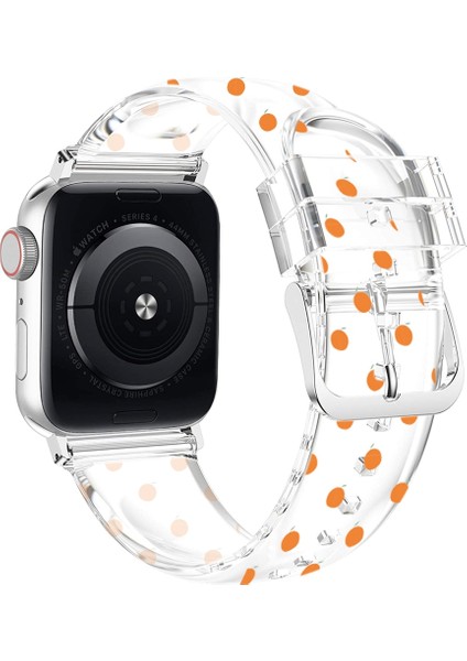 Apple Watch 7 41MM / 6 & Se & 5 & 4 40MM / 3 & 2 ve 1 38MM (Turuncu) Için Kayış(Yurt Dışından)
