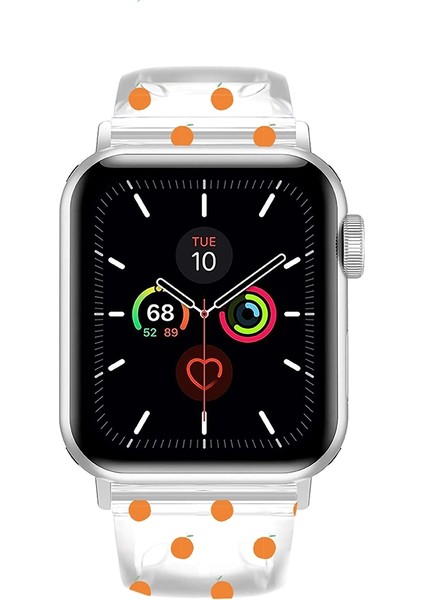 Apple Watch 7 41MM / 6 & Se & 5 & 4 40MM / 3 & 2 ve 1 38MM (Turuncu) Için Kayış(Yurt Dışından) modelleri