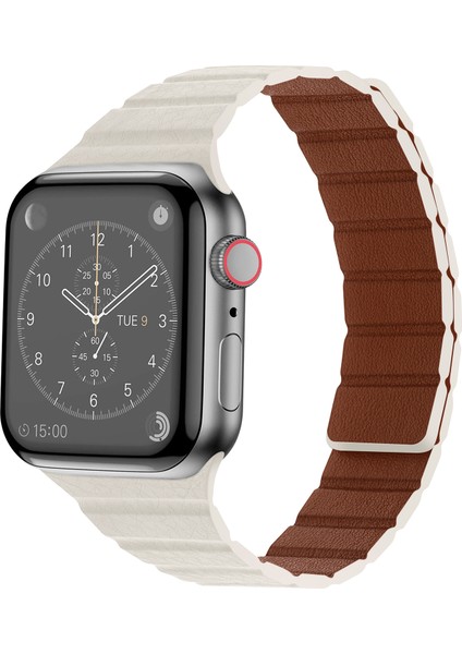 Apple Watch 745MM / 6 & Se & Se & 4 44MM / 3 & 2 ve 1 42MM (Beyaz)(Yurt Dışından)