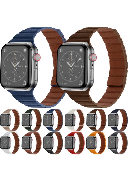 Apple Watch 745MM / 6 & Se & Se & 4 44MM / 3 & 2 ve 1 42MM (Sequoia Green) modelleri