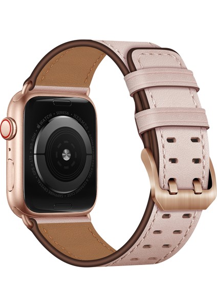 Apple Watch 7 41MM / 6 & Se & 5 & 4 40MM / 3 & 2 ve 1 38MM (Pembe Kum) Için Kayış fırsatları