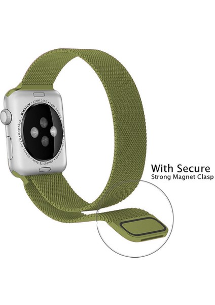 Apple Watch 7 45MM / 6 & Se & 5 & 4 44MM / 3 & 2 & 1 42MM (Çim Yeşili) fiyatları
