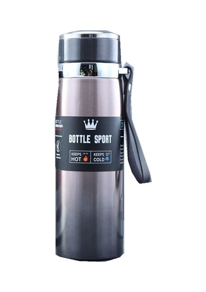 955 316 Paslanmaz Çelik Vakum Kupaları, Kapasite: 600 ml (Gradyan Gri)