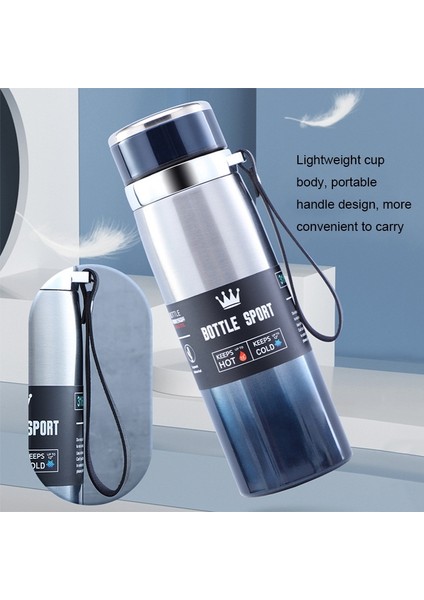 955 316 Paslanmaz Çelik Vakum Kupaları, Kapasite: 600 ml (Gradyan Gri) fırsatları