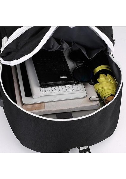 Benim Kahraman Akademi USB Şarj Edilebilir Sırt Çantası Eğlence Öğrenci Okul Çantası (Renk-5) (Yurt Dışından)