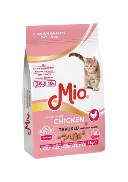 Mio Cat Tavuklu Kitten (1 Kg)