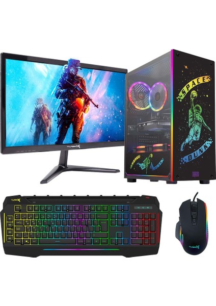 TX1454 Intel Core I5 3470 8gb Ram 256GB SSD 4gb GT740 Ekran Kartı 21.5'' Monitör Freedos Masaüstü Oyun Bilgisayarı