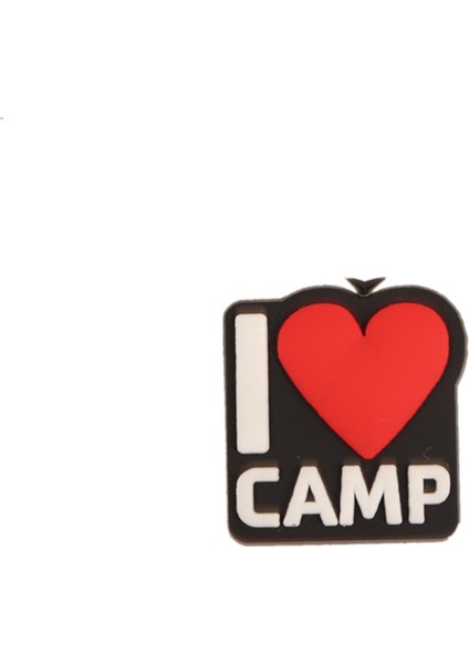 I Love Camp Tasarım Crocs Terlik Süsü