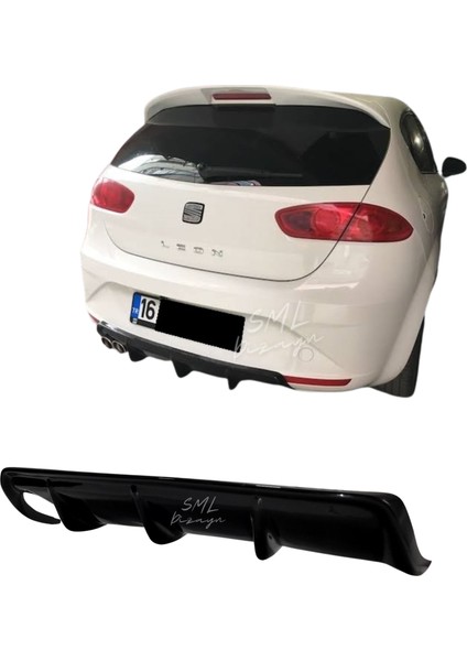 Seat Leon Mk2 Makyajlı Difüzör Leon-Arka-Ek-Difizör