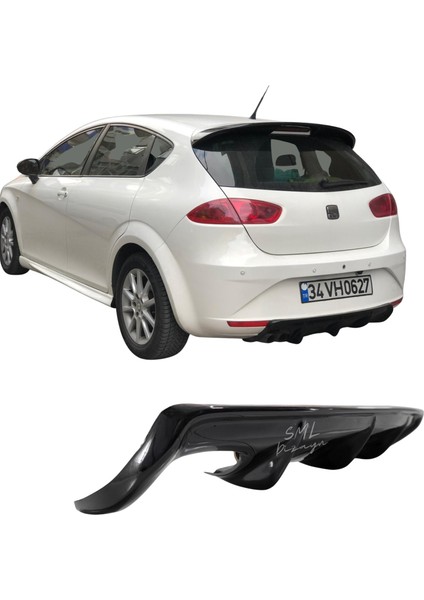 Seat Leon Mk2 Makyajlı Difüzör Leon-Arka-Ek-Difizör