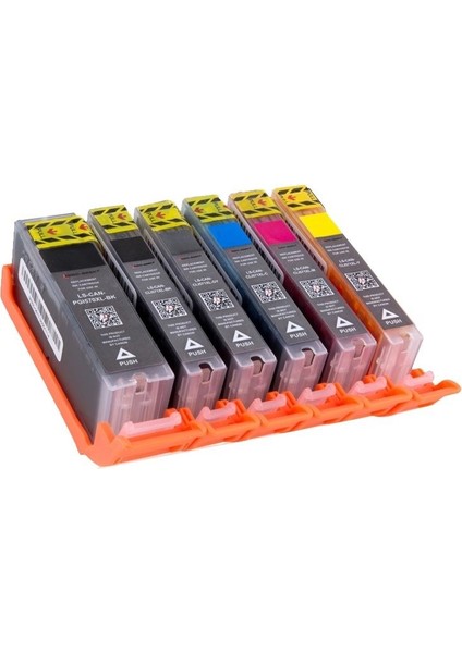 Canon PGI-570XL / CLI-571XL+ Gri Muadil Kartuş Set 6'lı