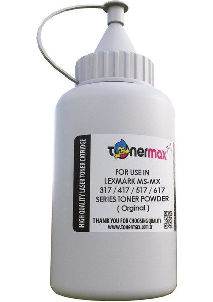 Lexmark 51B5000 Toner Tozu 250Gr/ MX317 / MX417 / MX517 / MX617 / MS317 / MS417 / MS517 / MS617