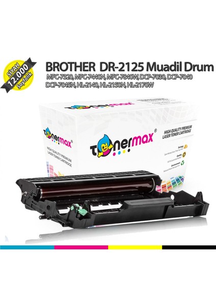 Brother DR-2125 Drum Ünitesi / Brother DCP-7030 Muadil Drum Ünitesi