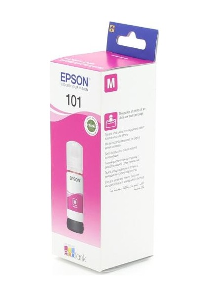 Epson 101-C13T03V34A Kırmızı Orjinal Mürekkep / Epson Ecotank L4150 / L4160 /L6160 /L6170 L6190