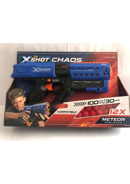 x Shot Chaos 12 Adet Meteor Top + Atış ı