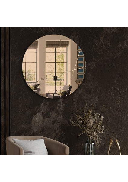 Ayna | Bronz Ayna | Tasarım Kanallı | Çap60cm fiyatları