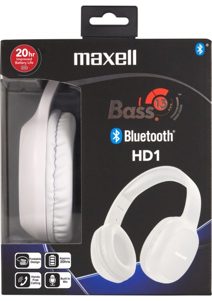 B13-HD1 Bass 13 Kulak Üstü Bluetooth KULAKL-B13-HD1 Beyaz