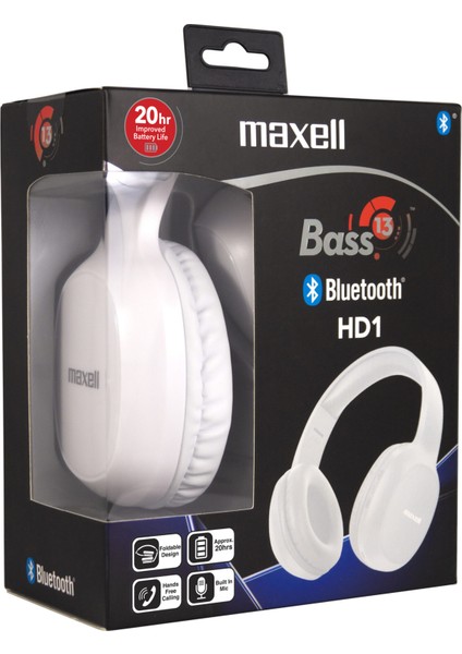 B13-HD1 Bass 13 Kulak Üstü Bluetooth KULAKL-B13-HD1 Beyaz