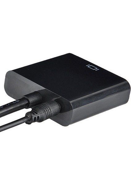 HDMI To VGA Kablo Monitör Tv Çevirici Dönüştürücü Kablo + Ses Kablo Destekli modelleri
