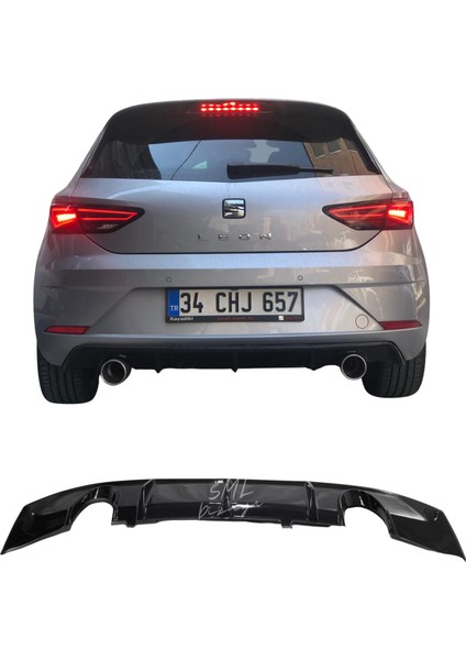 Seat Leon Mk3 Sağ-Sol Difüzör 2017 Leon-Arka-Ek-Difizör